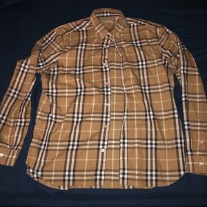 Burberry button down long sleeve